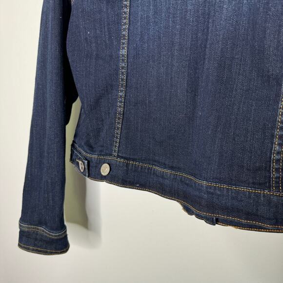 Torrid Denim Blue Jean Jacket 2 - Picture 6 of 6